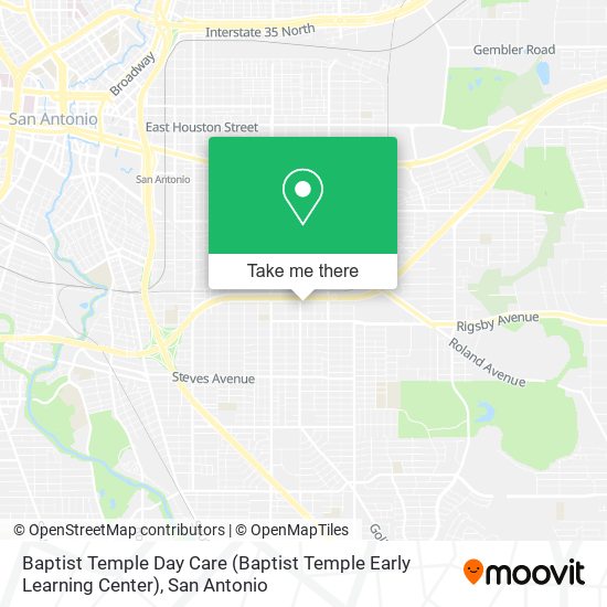 Baptist Temple Day Care (Baptist Temple Early Learning Center) map