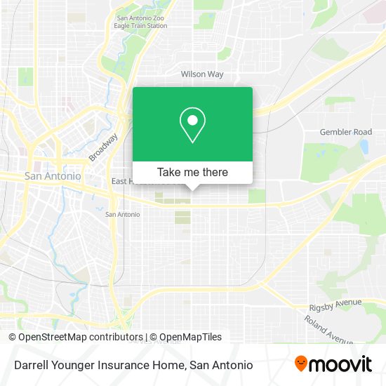 Mapa de Darrell Younger Insurance Home