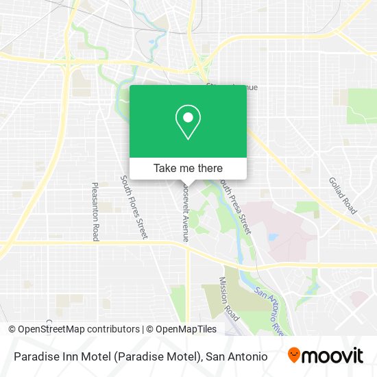 Paradise Inn Motel (Paradise Motel) map