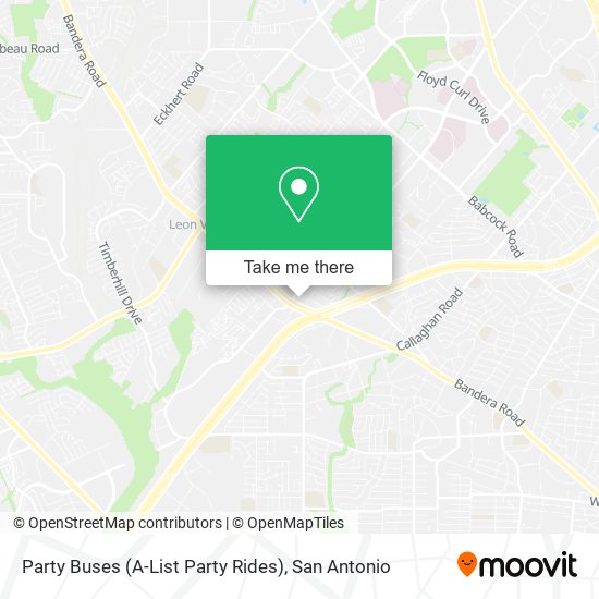 Mapa de Party Buses (A-List Party Rides)