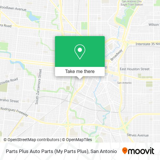 Mapa de Parts Plus Auto Parts (My Parts Plus)