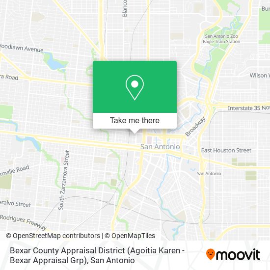 Mapa de Bexar County Appraisal District (Agoitia Karen - Bexar Appraisal Grp)