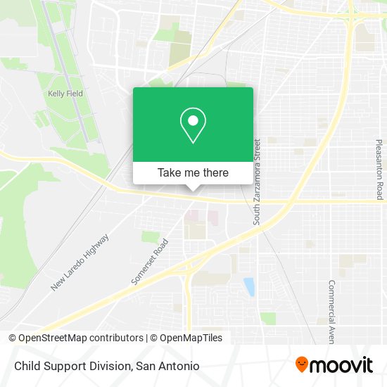 Child Support Division map