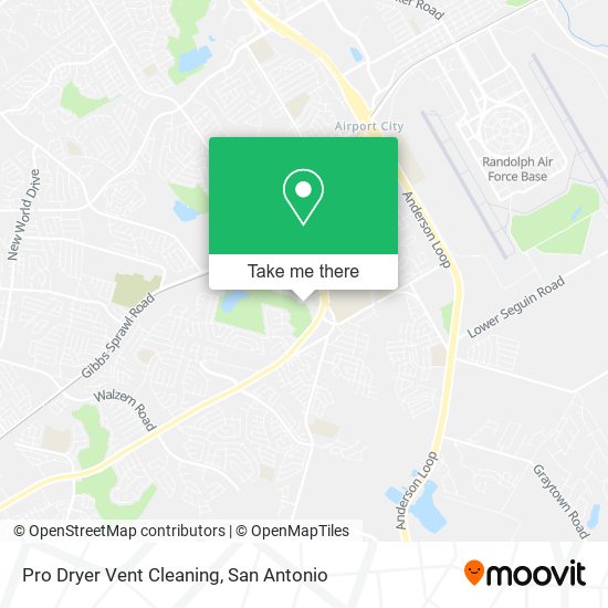 Pro Dryer Vent Cleaning map