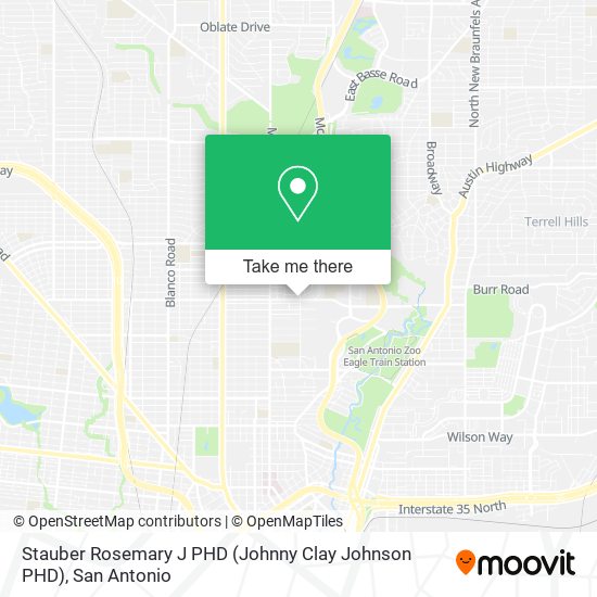Stauber Rosemary J PHD (Johnny Clay Johnson PHD) map