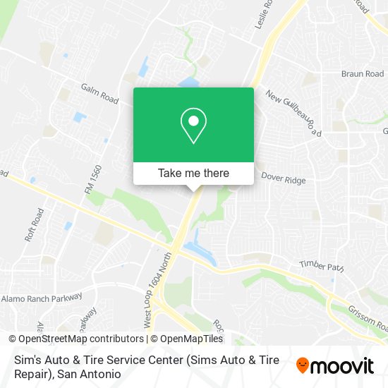 Sim's Auto & Tire Service Center (Sims Auto & Tire Repair) map