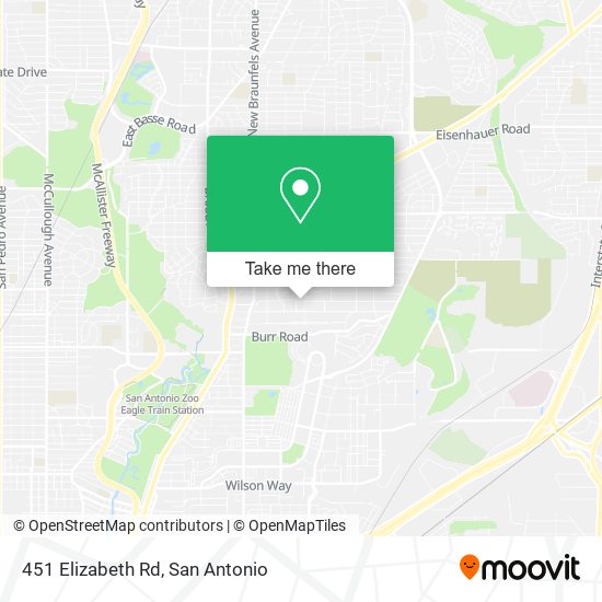 Mapa de 451 Elizabeth Rd