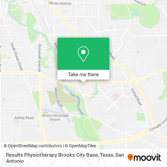 Mapa de Results Physiotherapy Brooks City Base, Texas