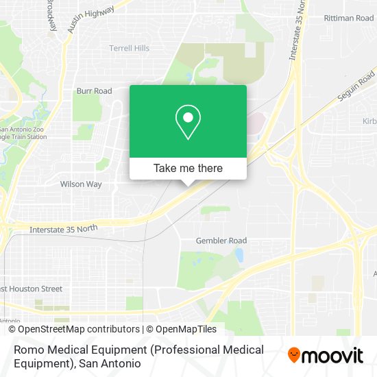 Mapa de Romo Medical Equipment (Professional Medical Equipment)