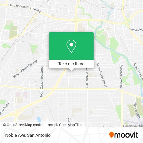 Mapa de Noble Ave