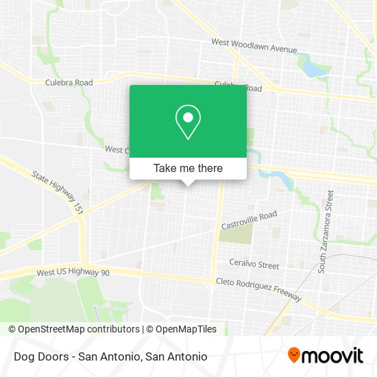 Dog Doors - San Antonio map