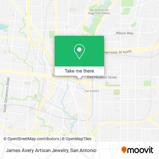 James Avery Artisan Jewelry map