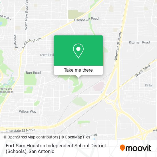 Fort Sam Houston Independent School District (Schools) map