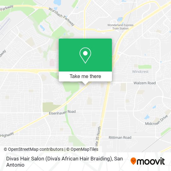 Divas Hair Salon (Diva's African Hair Braiding) map