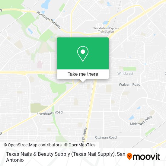 Mapa de Texas Nails & Beauty Supply (Texas Nail Supply)