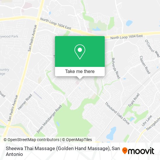 Sheewa Thai Massage (Golden Hand Massage) map