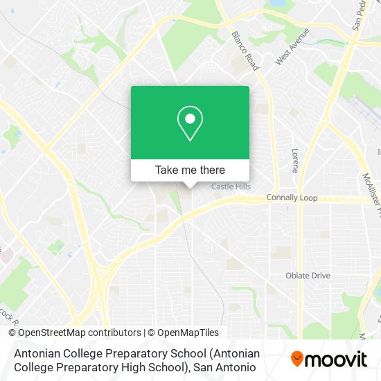 Antonian College Preparatory School map