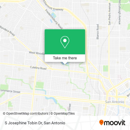 S Josephine Tobin Dr map