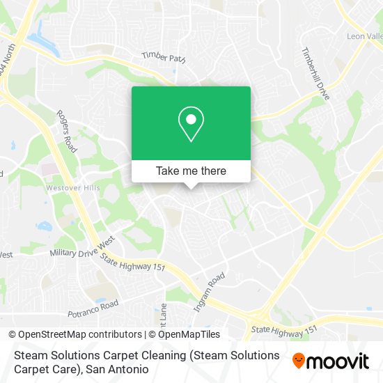 Steam Solutions Carpet Cleaning map