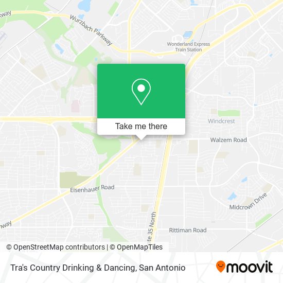 Tra's Country Drinking & Dancing map