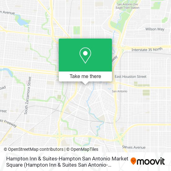 Hampton Inn & Suites-Hampton San Antonio Market Square map
