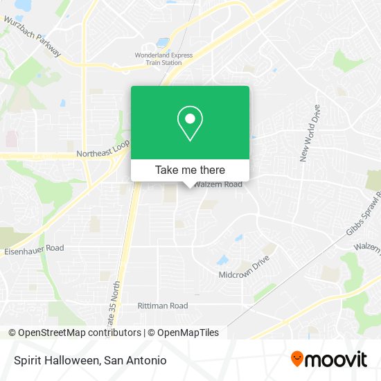 Spirit Halloween map