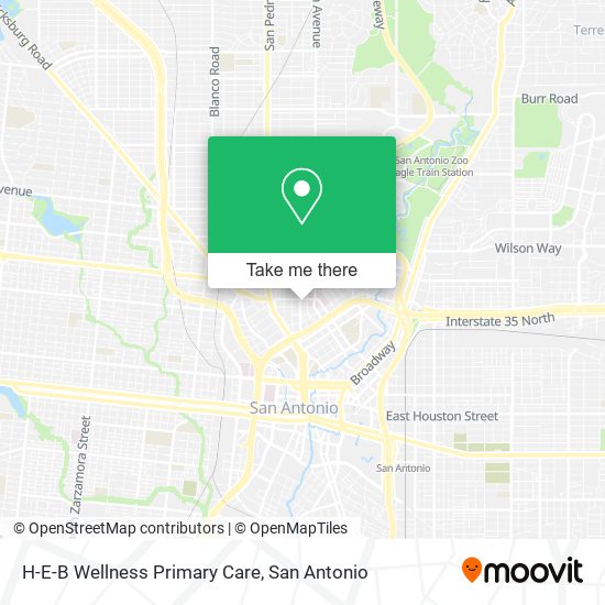 H-E-B Wellness Primary Care map