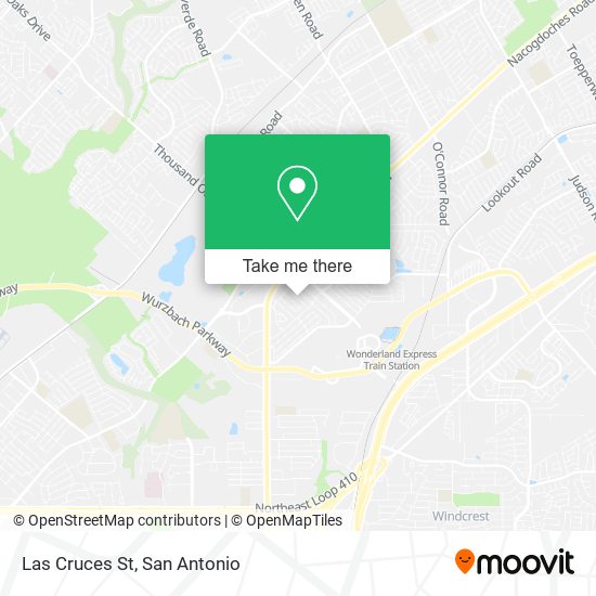 Mapa de Las Cruces St