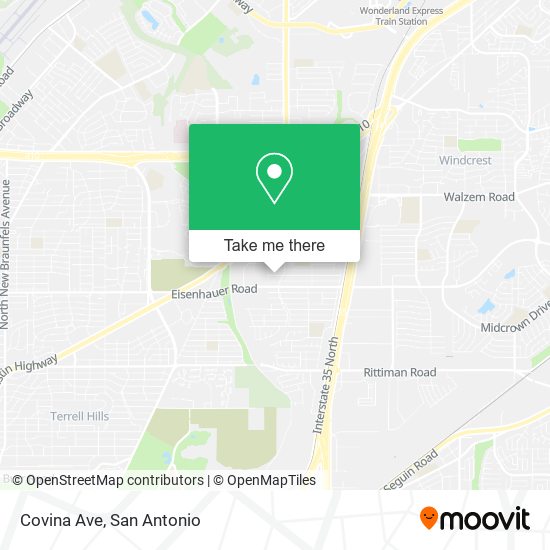 Covina Ave map