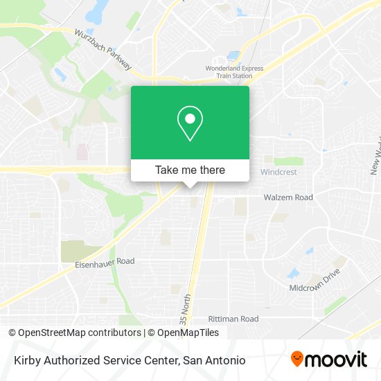 Kirby Authorized Service Center map