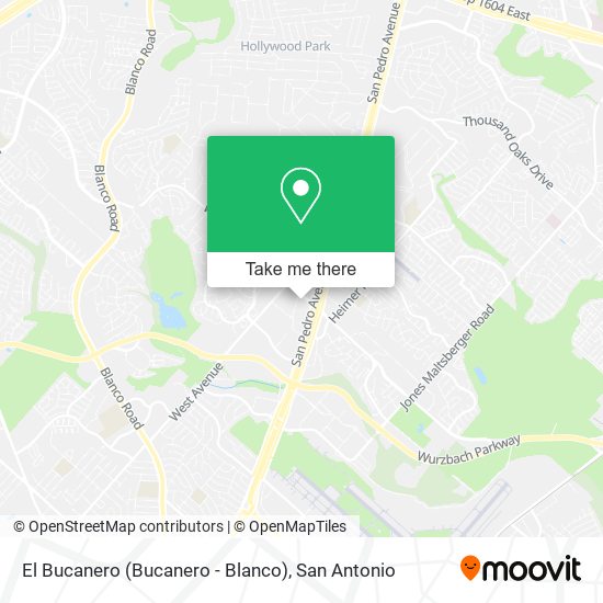 El Bucanero (Bucanero - Blanco) map
