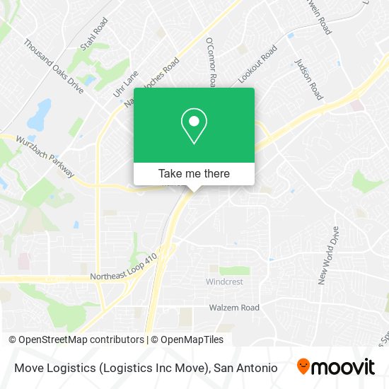 Mapa de Move Logistics (Logistics Inc Move)