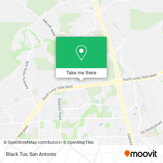 Black Tux map