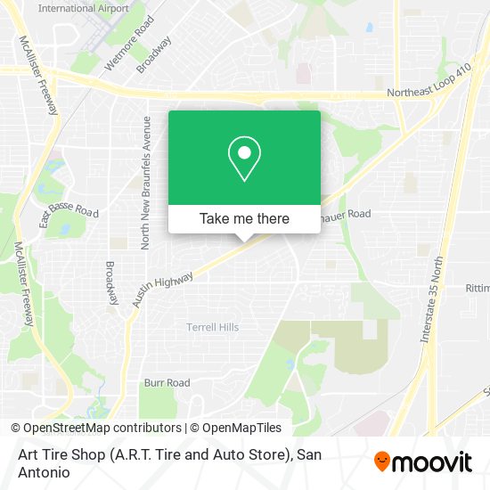 Mapa de Art Tire Shop (A.R.T. Tire and Auto Store)
