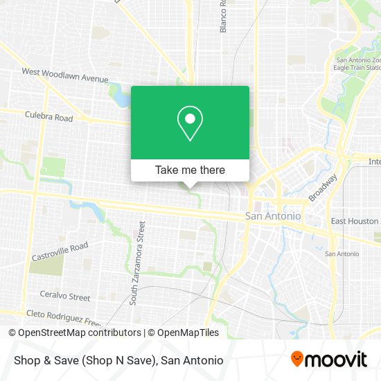 Mapa de Shop & Save (Shop N Save)