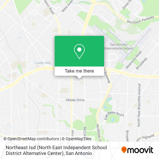 Northeast Isd (North East Independent School District Alternative Center) map