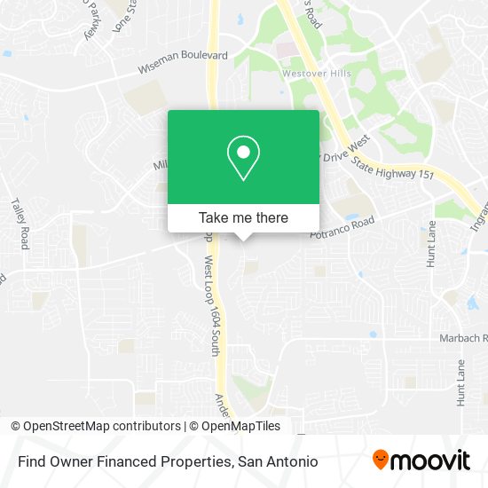Find Owner Financed Properties map