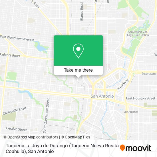 Mapa de Taqueria La Joya de Durango (Taqueria Nueva Rosita Coahuila)