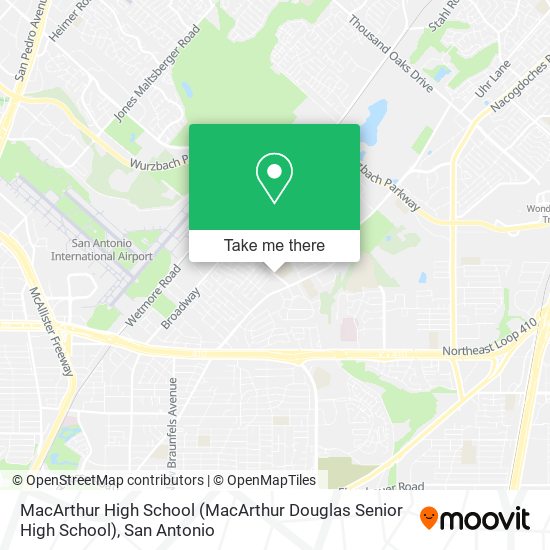 MacArthur High School (MacArthur Douglas Senior High School) map