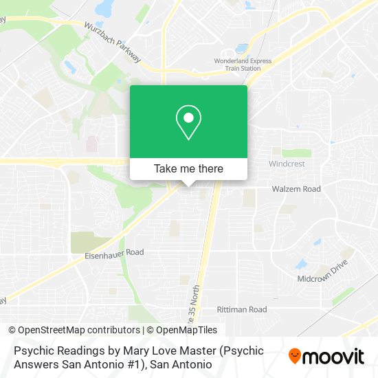 Psychic Readings by Mary Love Master (Psychic Answers San Antonio #1) map