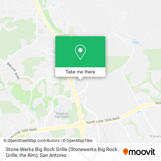 Stone Werks Big Rock Grille (Stonewerks Big Rock Grille, the Rim) map