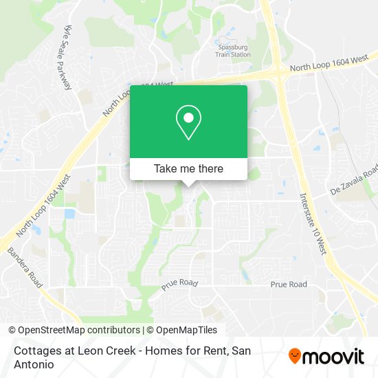 Cottages at Leon Creek - Homes for Rent map