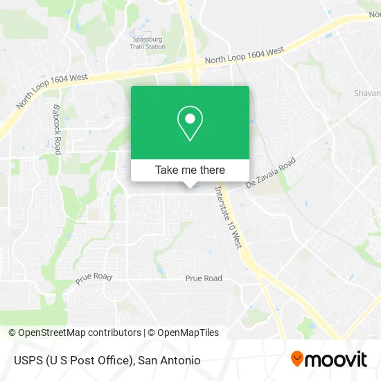 USPS (U S Post Office) map