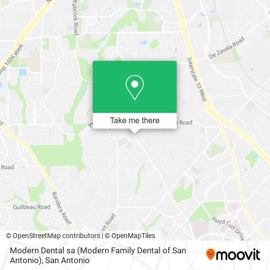 Modern Dental sa (Modern Family Dental of San Antonio) map