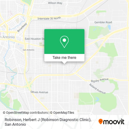 Mapa de Robinson, Herbert J (Robinson Diagnostic Clinic)