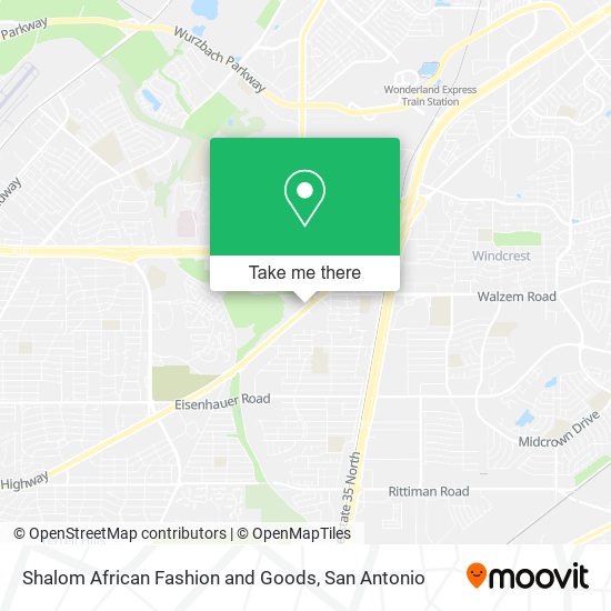 Shalom African Fashion and Goods map