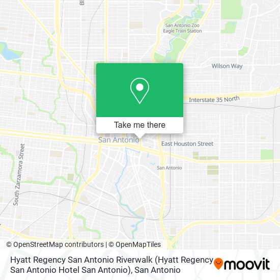 Mapa de Hyatt Regency San Antonio Riverwalk