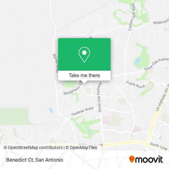 Mapa de Benedict Ct