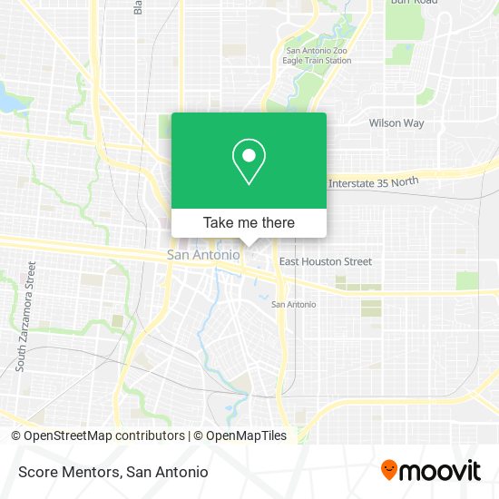 Score Mentors map