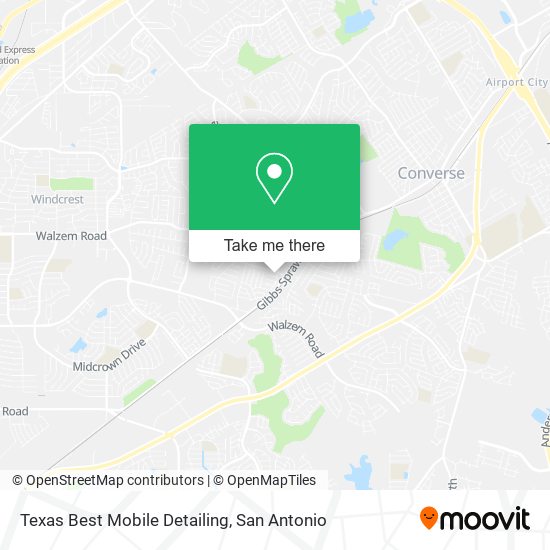 Texas Best Mobile Detailing map